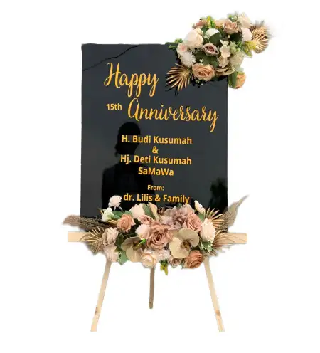 Papan Bunga Akrilik Ngaras