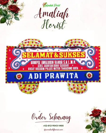 Papan Bunga Ucapan Selamat Ngaras