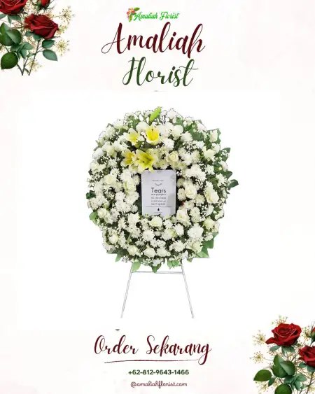 Krans Bunga Duka Ngaras